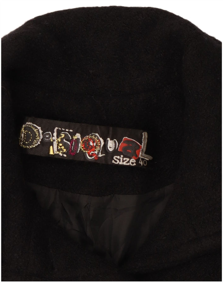 Desigual Cappotto da donna con motivo astratto EU 40 Medio Nero