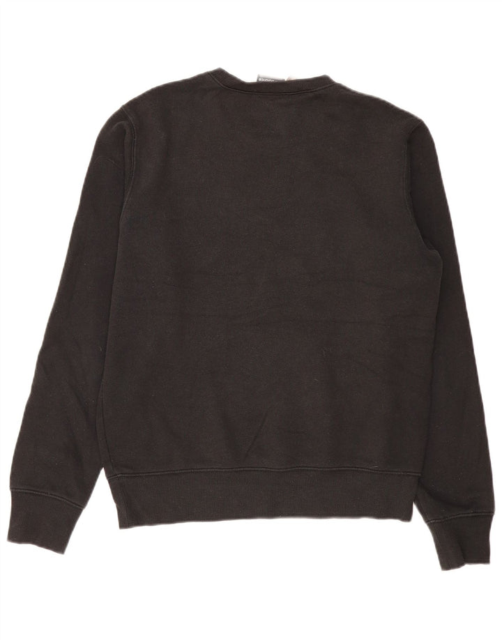 Felpa grafica da uomo New Balance, maglione piccolo, cotone nero
