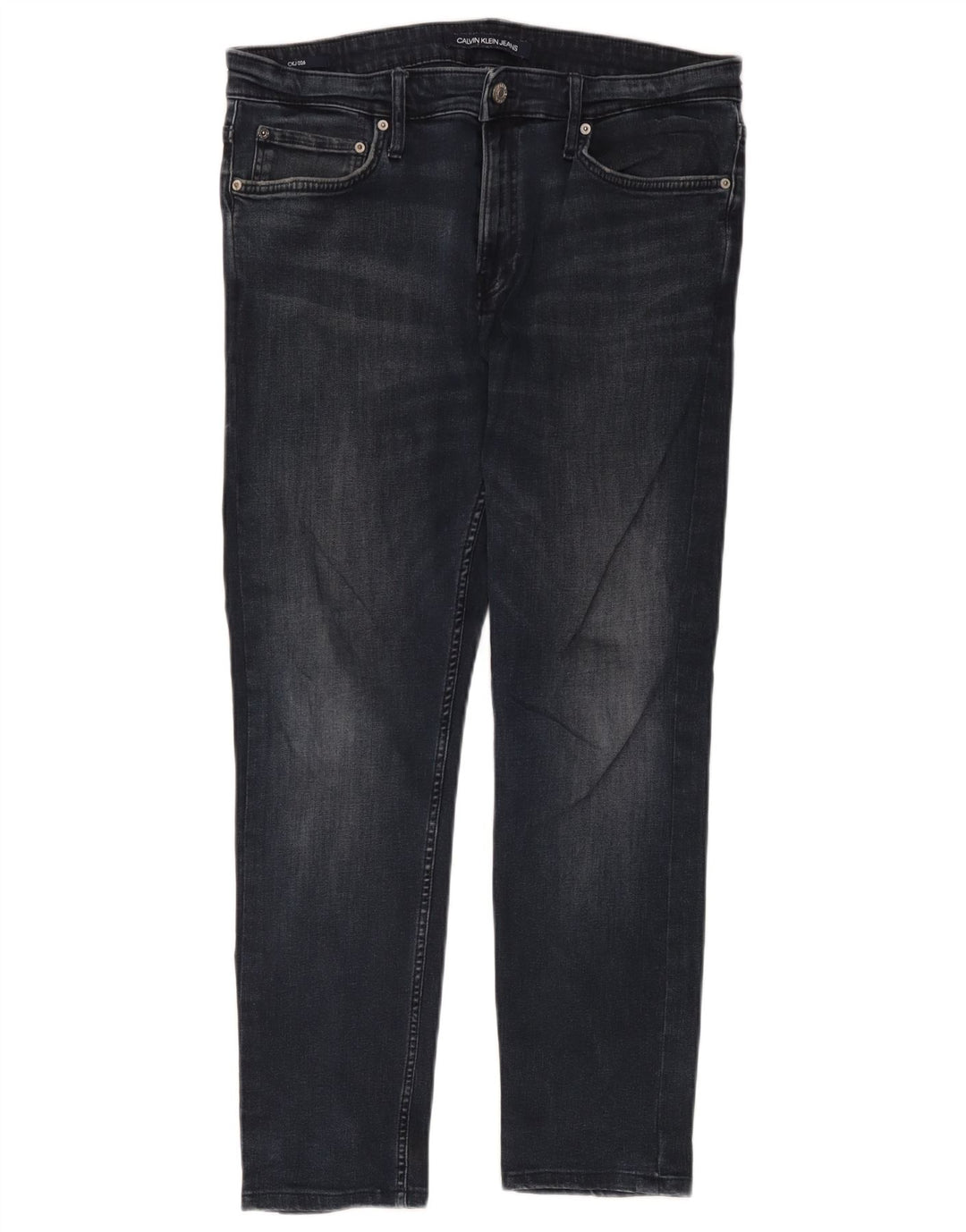 Jeans slim da uomo Calvin Klein W34 L30 Blu Navy