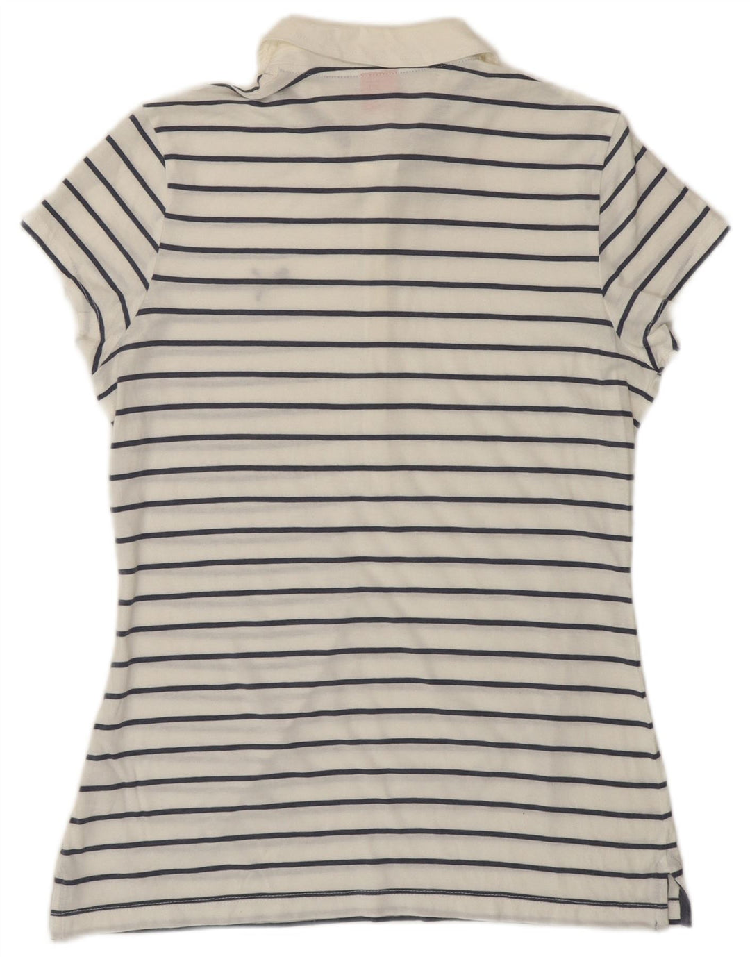 Polo PUMA da donna UK 12 a righe bianche medie