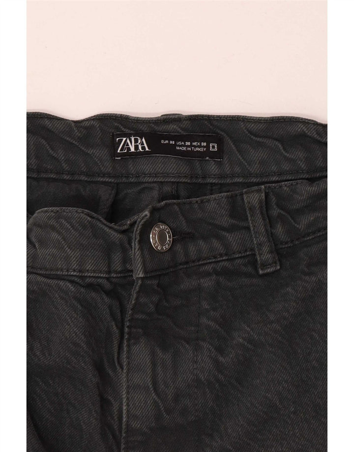Jeans larghi cargo da uomo Zara EU 38 piccoli W30 L29 grigi