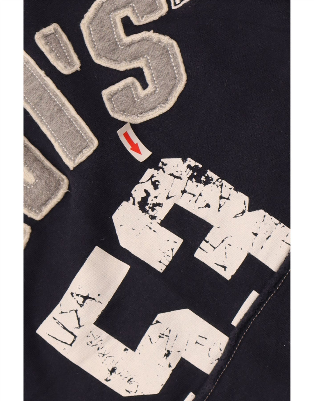 Maglione con cappuccio grafico da uomo Levi's XL blu navy