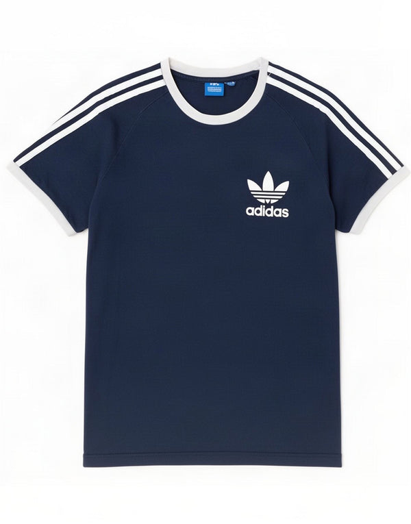 Adidas T-shirt da uomo Top Medium Blu navy Cotone