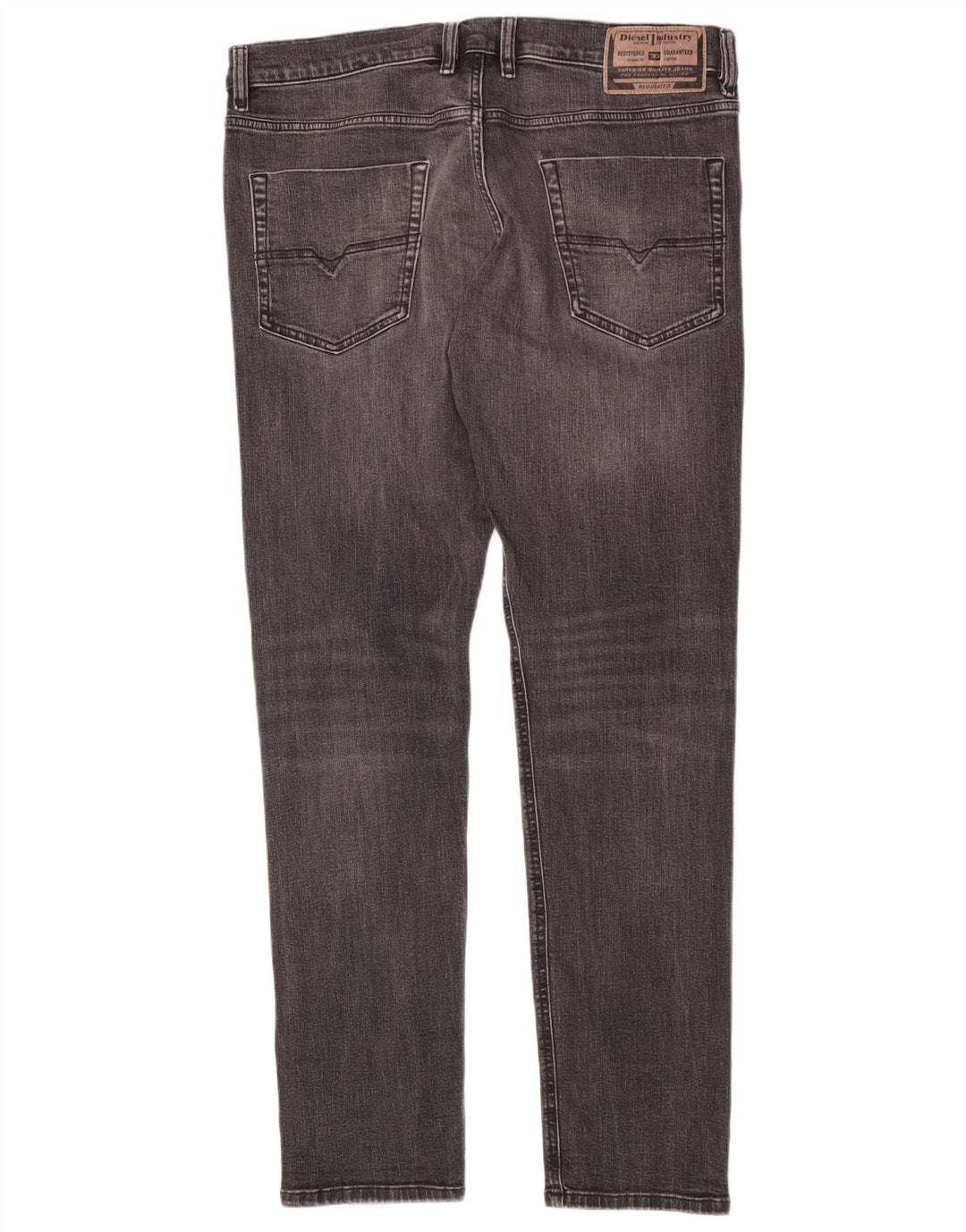Jeans slim da uomo Diesel W34 L33 cotone grigio