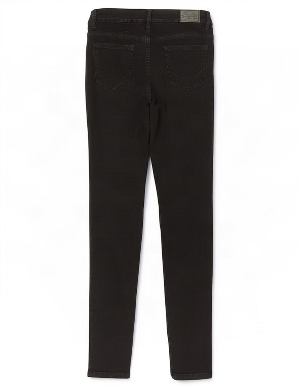 Jeans Jeggings Donna Alexia Superdry W28 L32 Cotone Nero