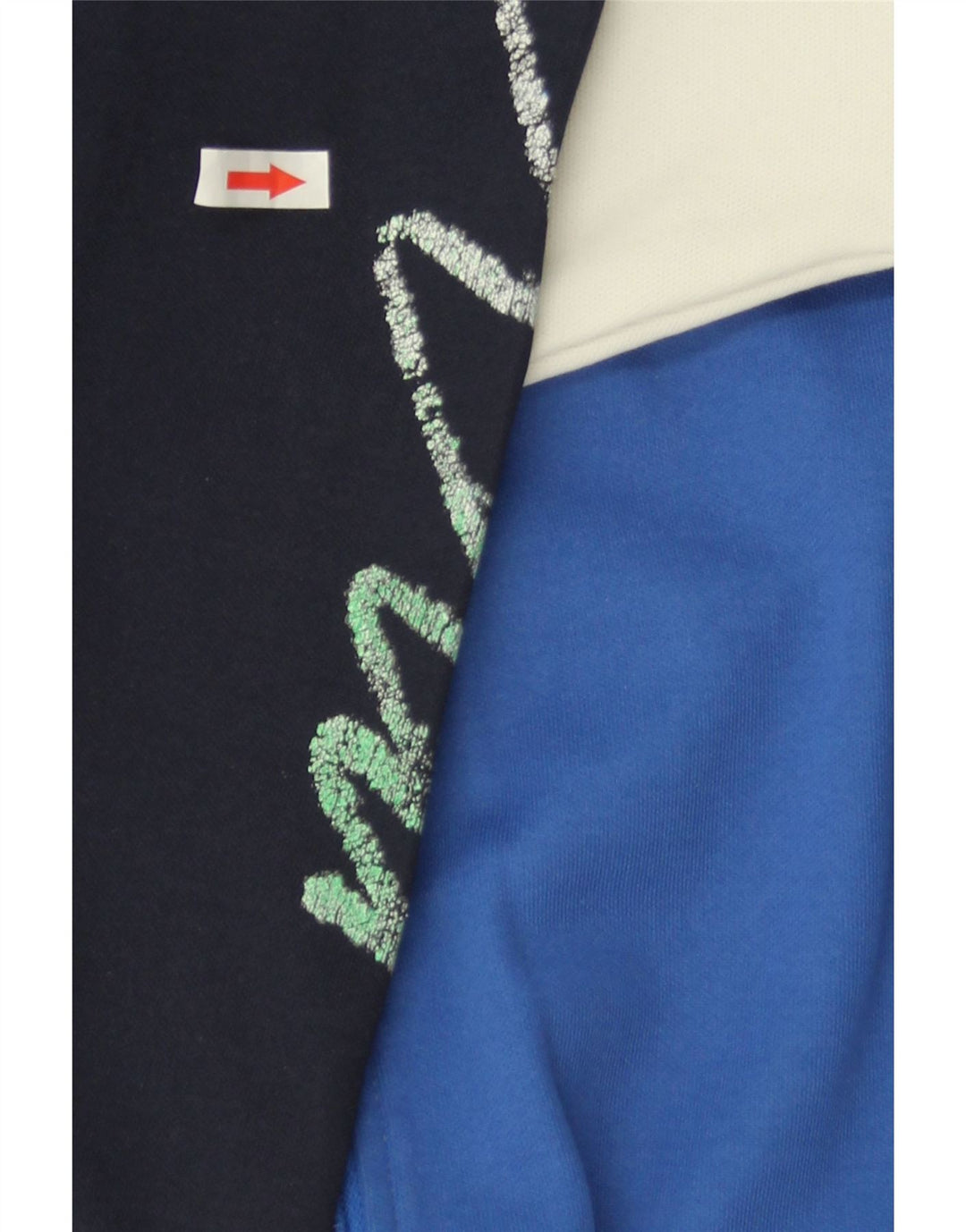 Giacca da tuta grafica da uomo Diadora Large Blue Colourblock