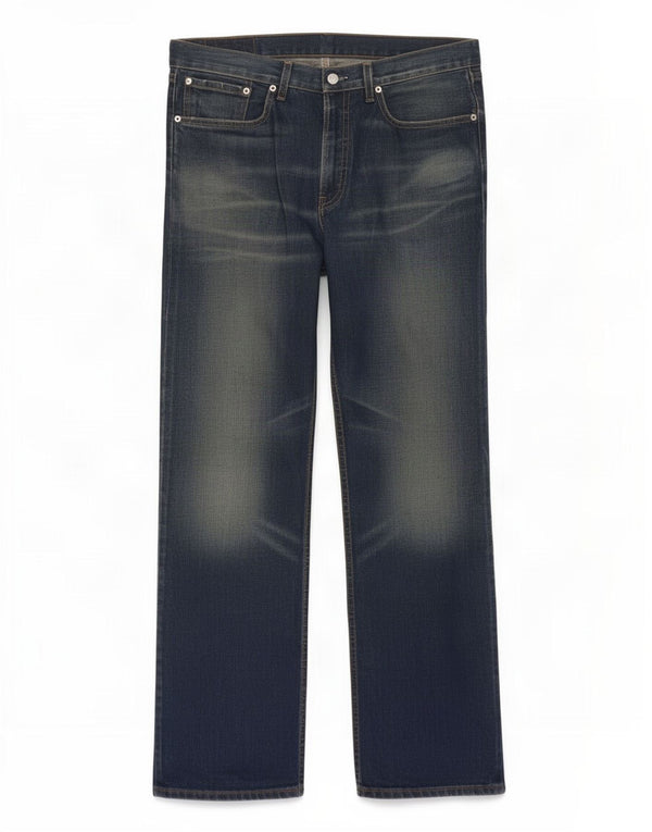 Jeans dritti Levi's 508 da donna W34 L34 cotone blu