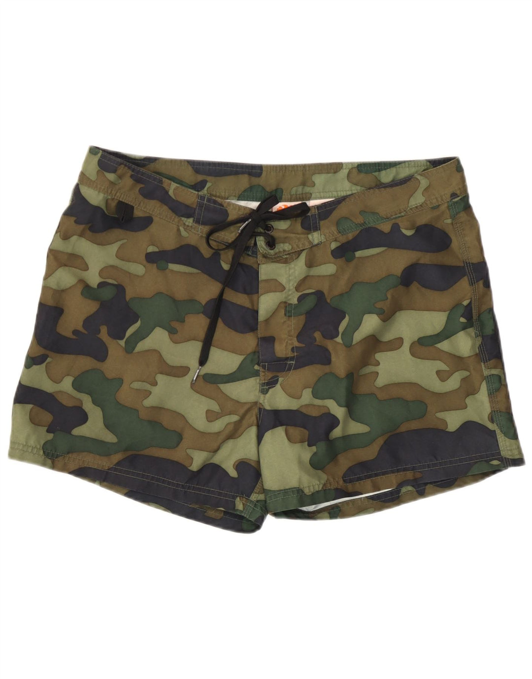 Pantaloncini da bagno da uomo Sundek medio kaki mimetico