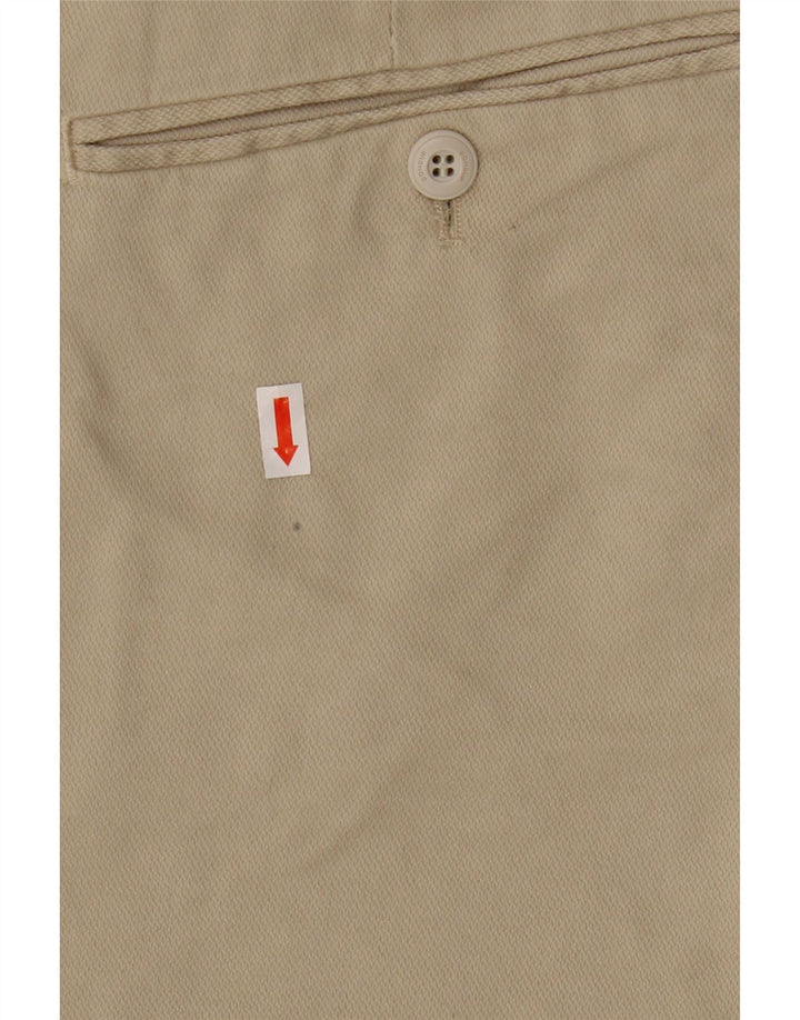 Dondup Pantaloni Chino Slim Uomo W34 L33 Beige Modal