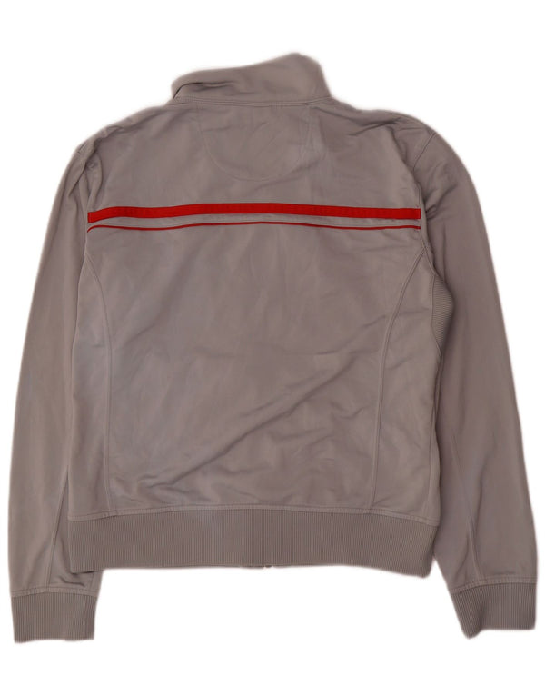 Giacca da tuta da donna Nike UK 16/18 XL Poliestere color block grigio