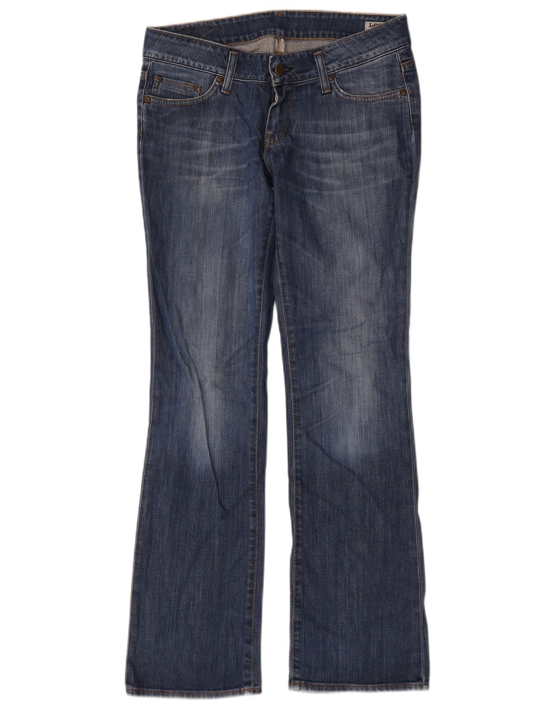 Jeans Lee Bootcut corallo da donna W30 L33 cotone blu