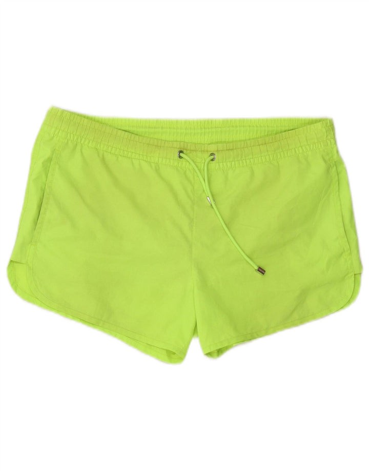 Pantaloncini da bagno da uomo Zara in poliestere verde medio