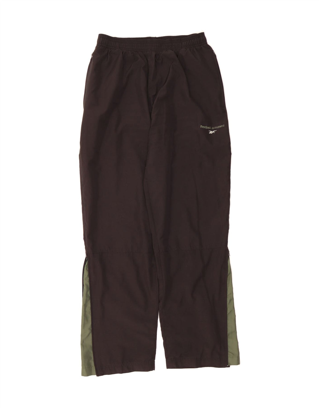 REEBOK Mens Tracksuit Trousers Small  Black Colourblock Polyester Vintage Reebok and Second-Hand Reebok from Messina Hembry 