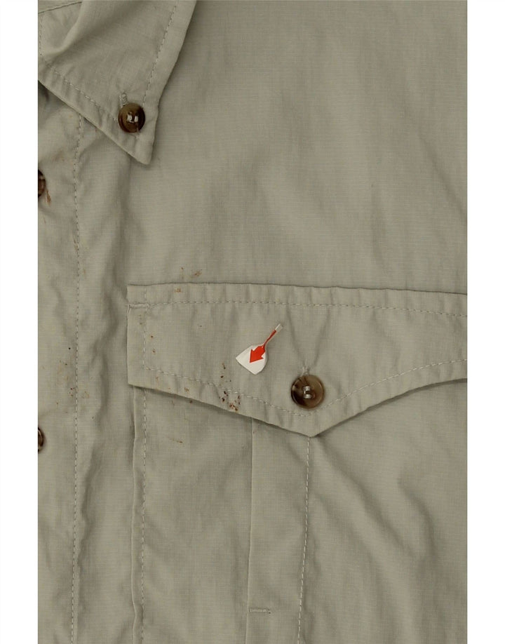 BRUGI Mens Shirt Large Grey Polyamide Vintage Brugi and Second-Hand Brugi from Messina Hembry 