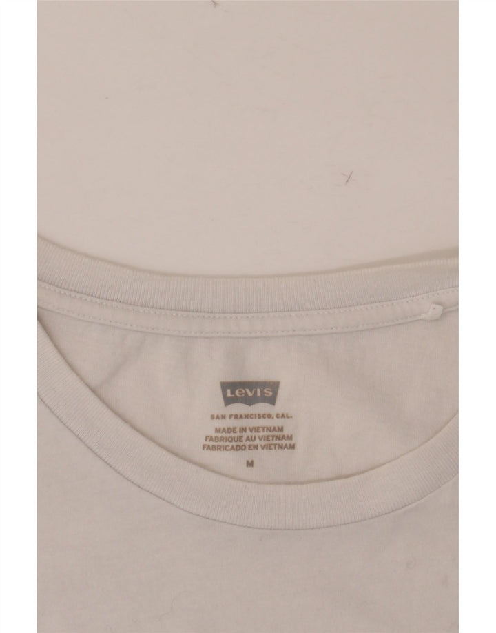 T-shirt grafica da donna LEVI'S Top UK 14 Medium White