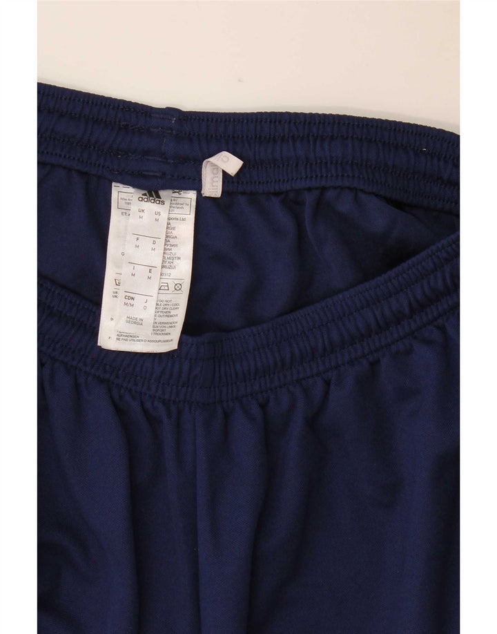Pantaloncini sportivi Adidas Climalite da uomo medio blu navy
