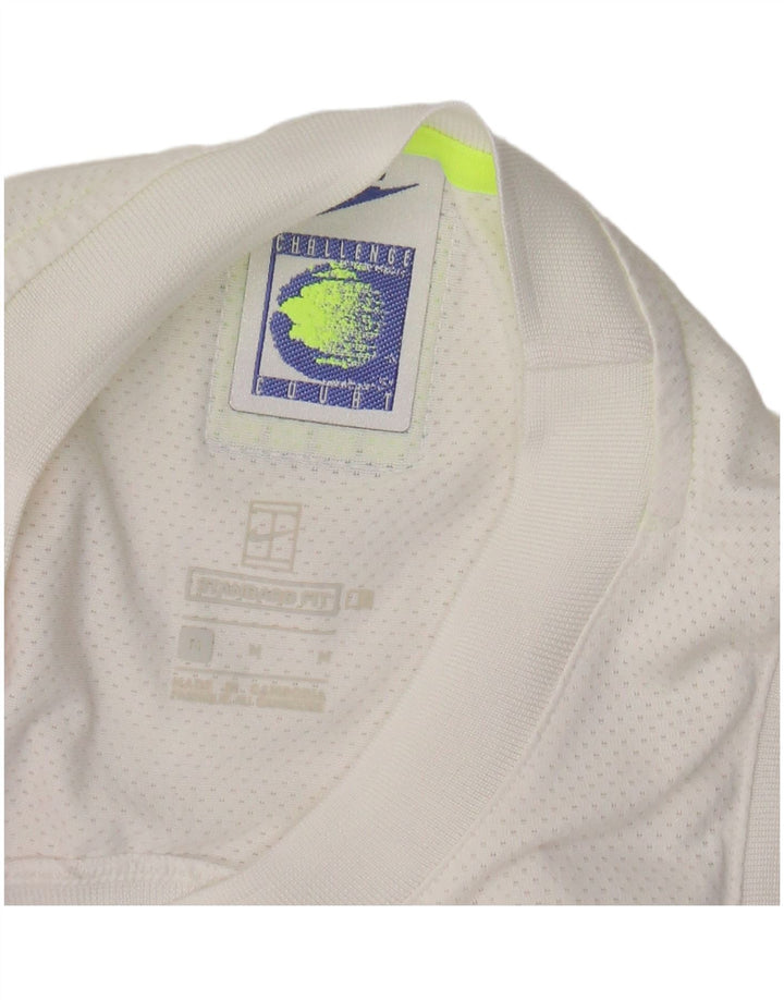 Canotta grafica Nike da donna con vestibilità standard, UK 12, colore bianco medio