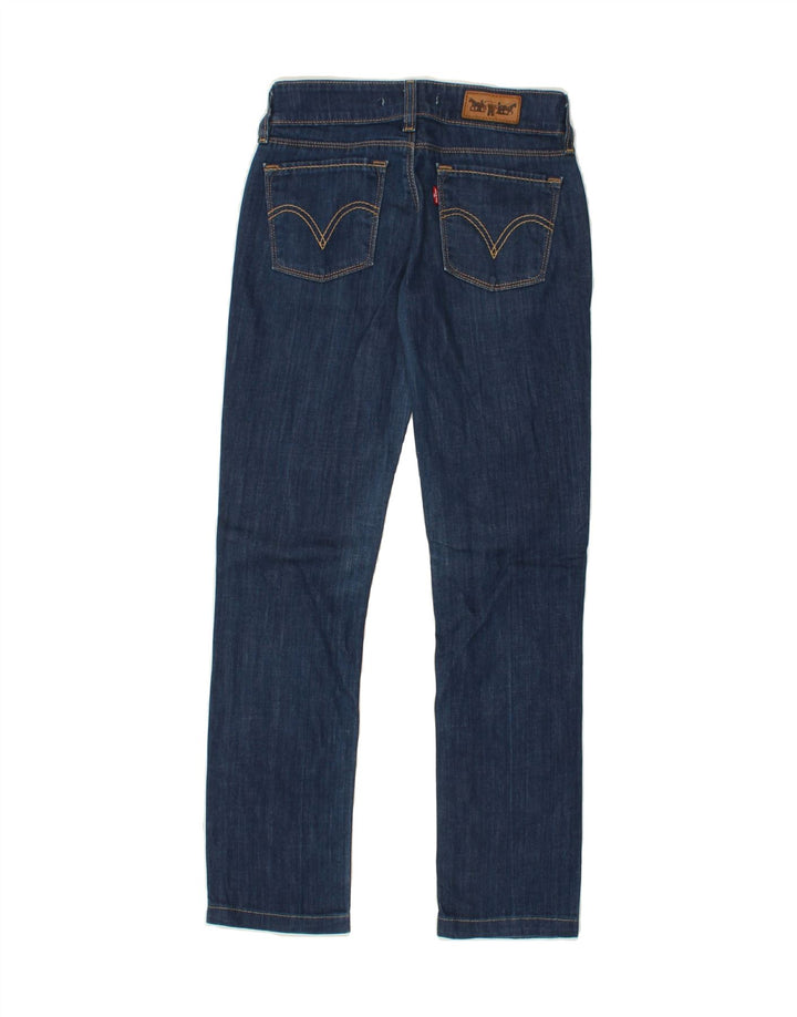 LEVI'S Womens 571 Slim Jeans W28 L29  Navy Blue Cotton Vintage Levi's and Second-Hand Levi's from Messina Hembry 