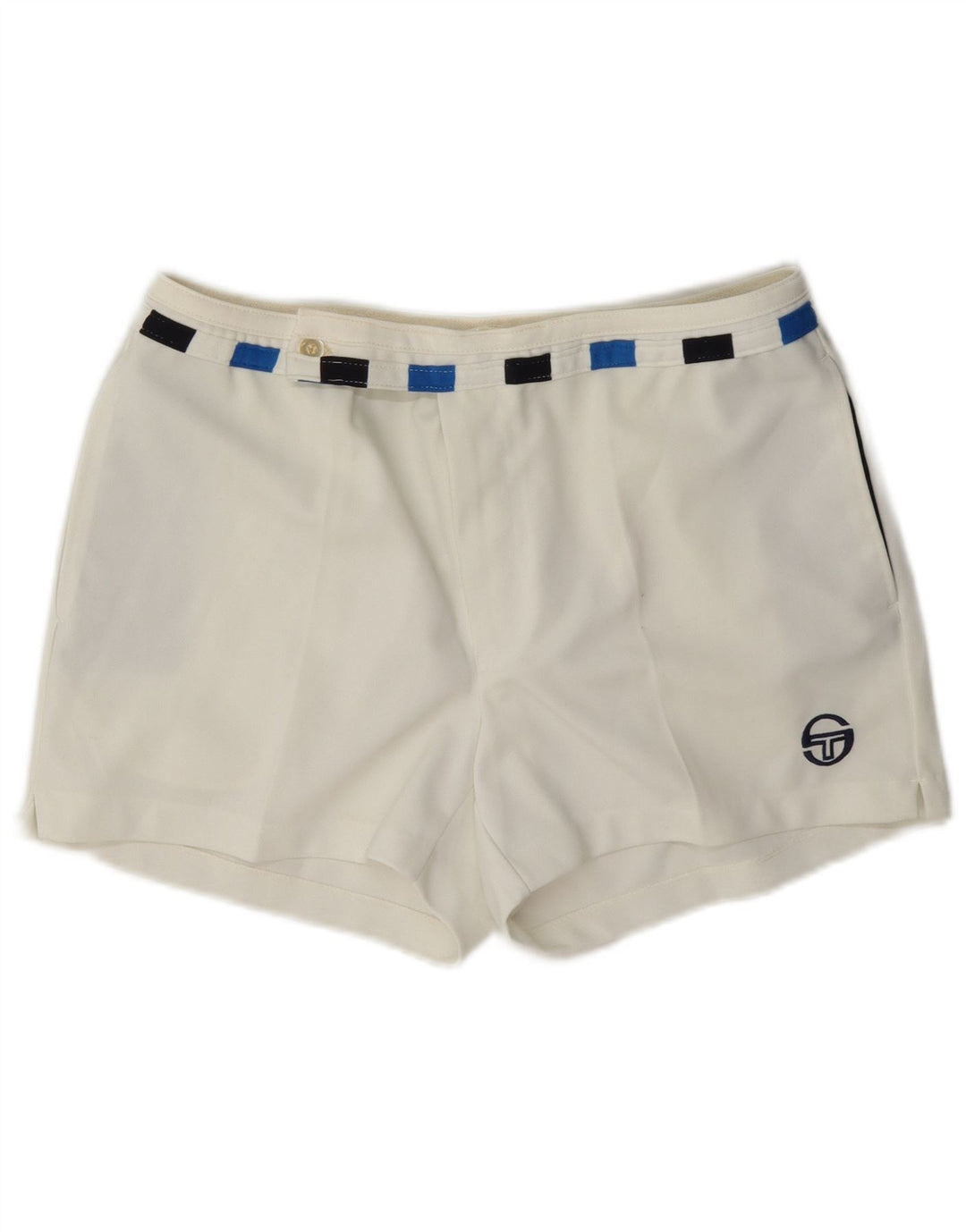 Pantaloncini chino da donna Sergio Tacchini IT 52 2XL W36 Colorblock bianco