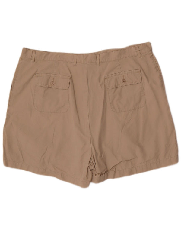 Pantaloncini chino da donna Eddie Bauer US 20 3XL W38 Cotone beige