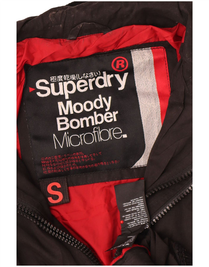 Giubbotto bomber da uomo Superdry UK 36 piccolo poliestere nero