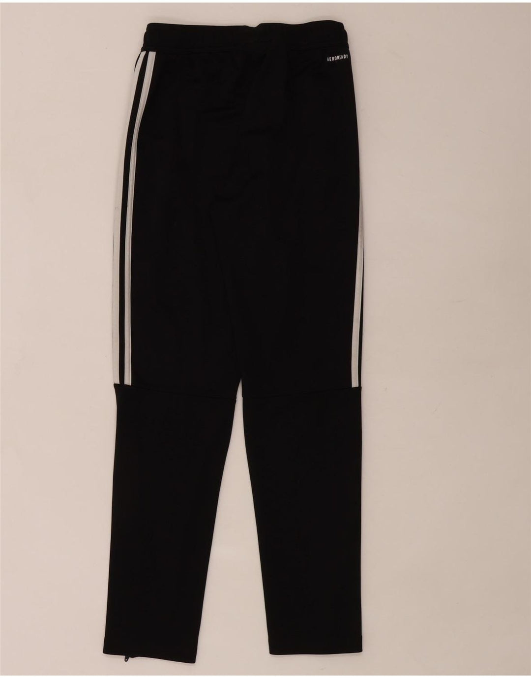 Pantaloni della tuta Adidas Aeroready da ragazzo 13-14 anni in poliestere nero