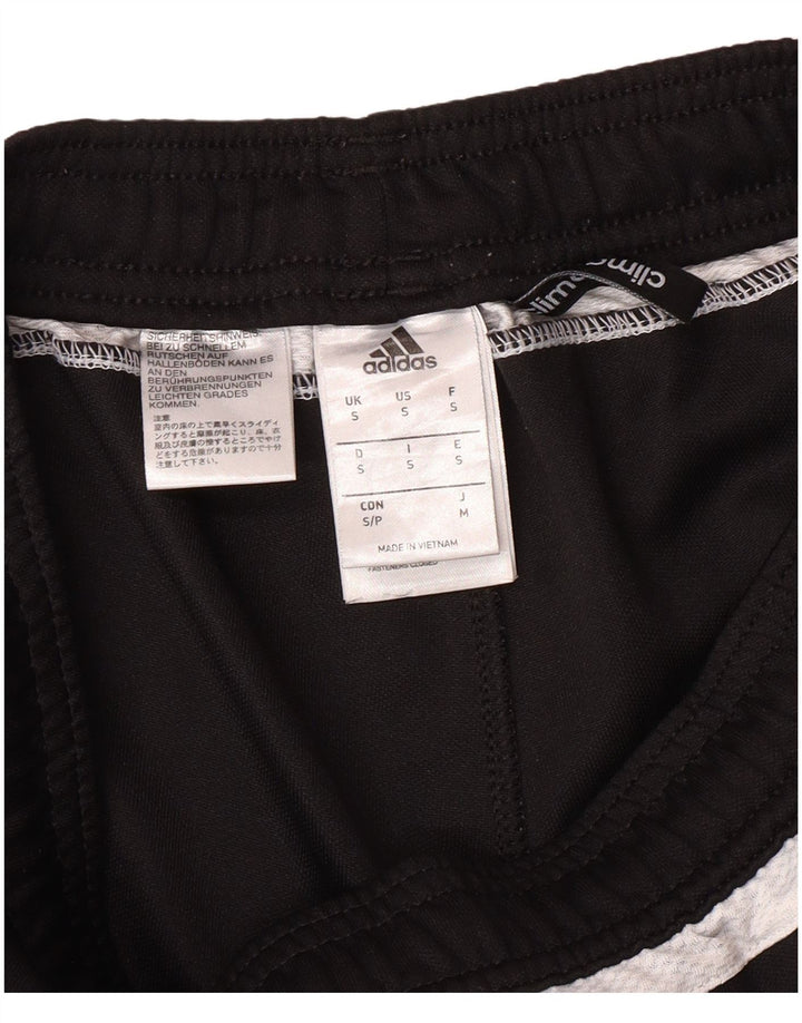 Pantaloni da tuta ADIDAS Climacool da uomo piccoli in poliestere nero