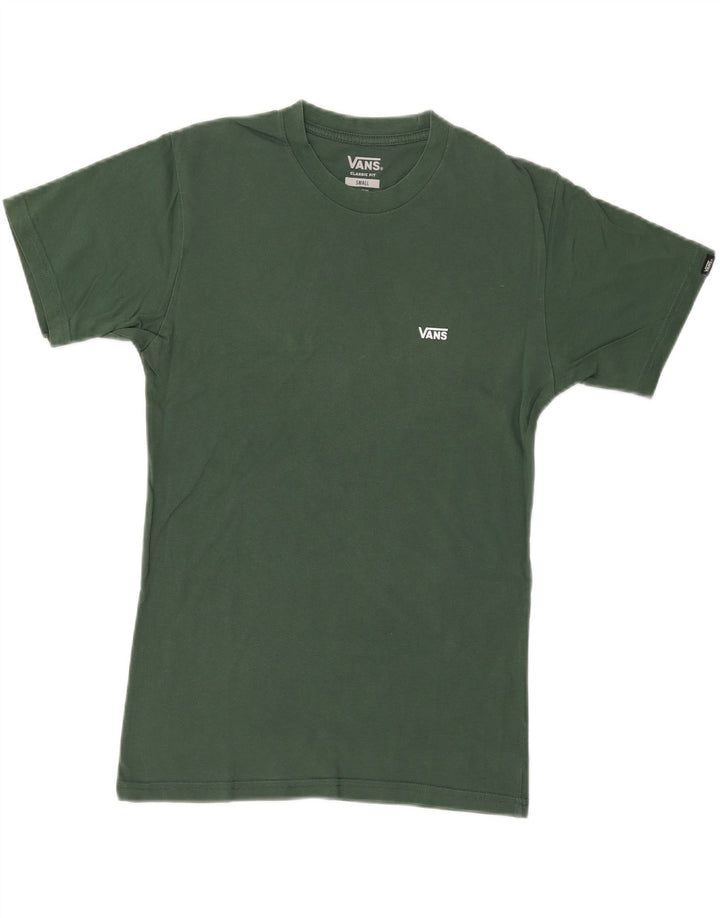 T-shirt da uomo Vans Classic Fit, piccola, in cotone verde