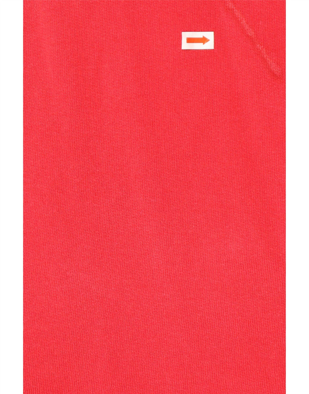 WHITE STUFF Felpa da uomo con vestibilità ampia e collo con zip grafica Maglione XL Rosso