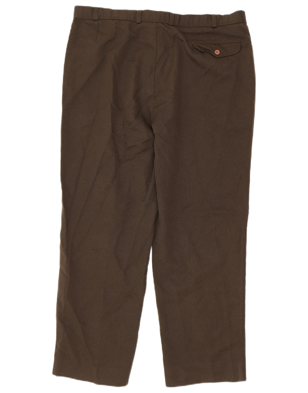 Pantaloni casual affusolati da uomo Marks & Spencer W38 L31 poliestere marrone