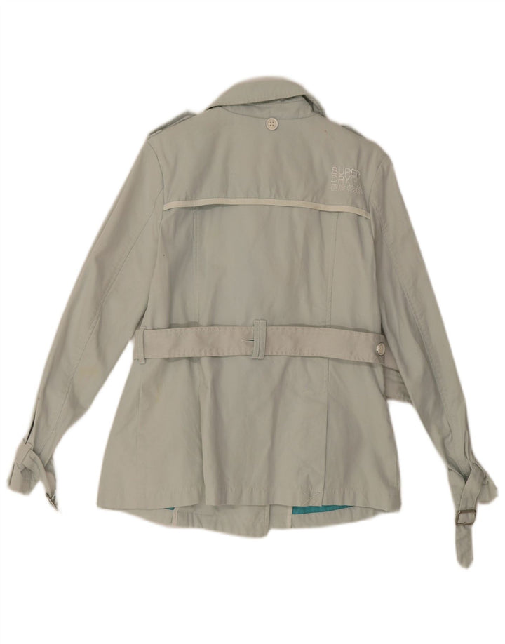 Cappotto da marinaio corto da donna Superdry UK 16 grande cotone verde