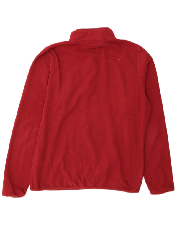 Maglione in pile da donna con collo e zip The North Face UK 16 Large Bordeaux Poliestere
