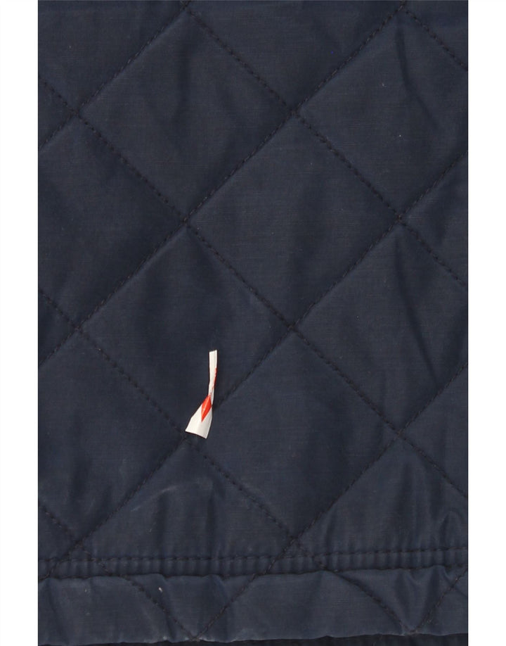 Crew Clothing Giacca trapuntata da uomo UK 40 Large in cotone blu navy
