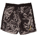 Pantaloncini da bagno grafici da uomo Billabong grandi in poliestere floreale nero