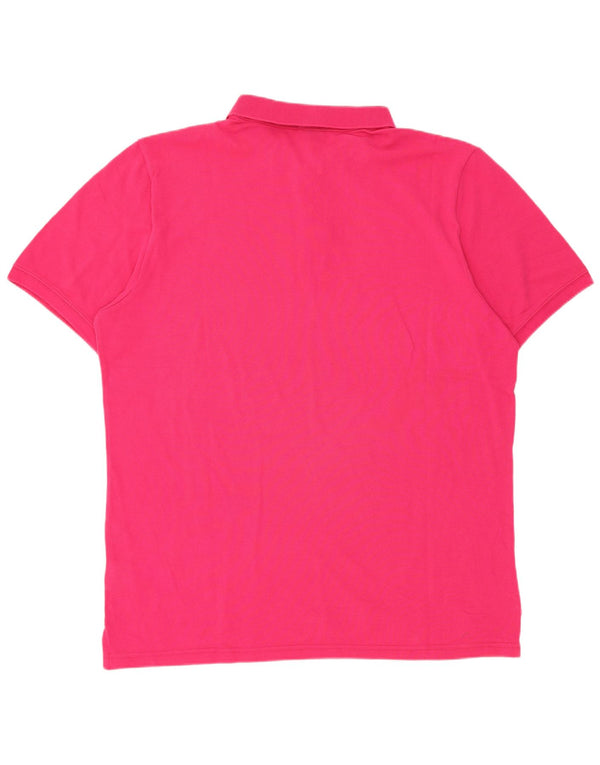 Polo da uomo Napapijri 2XL in cotone rosa
