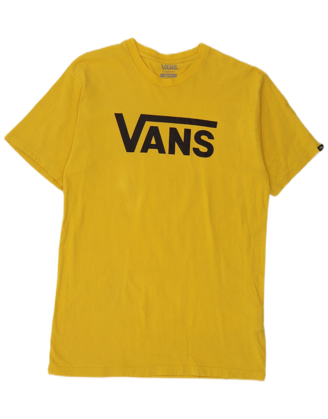 T-shirt grafica da uomo con vestibilità classica Vans, cotone giallo medio