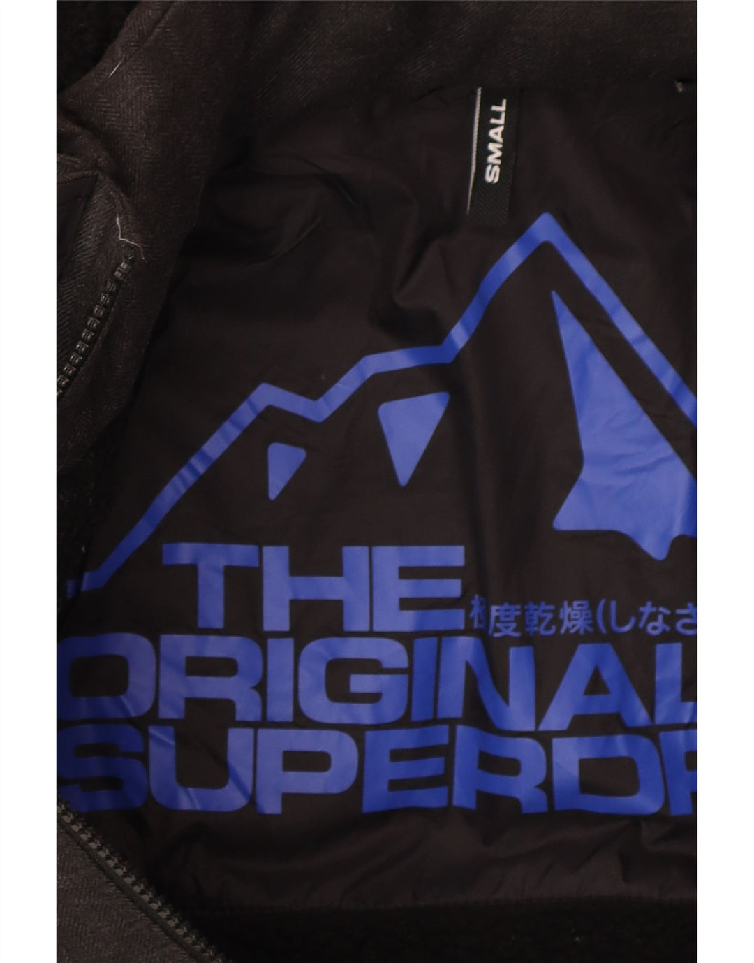 Giacca imbottita con cappuccio da uomo Superdry UK 36 Small Poliestere grigio