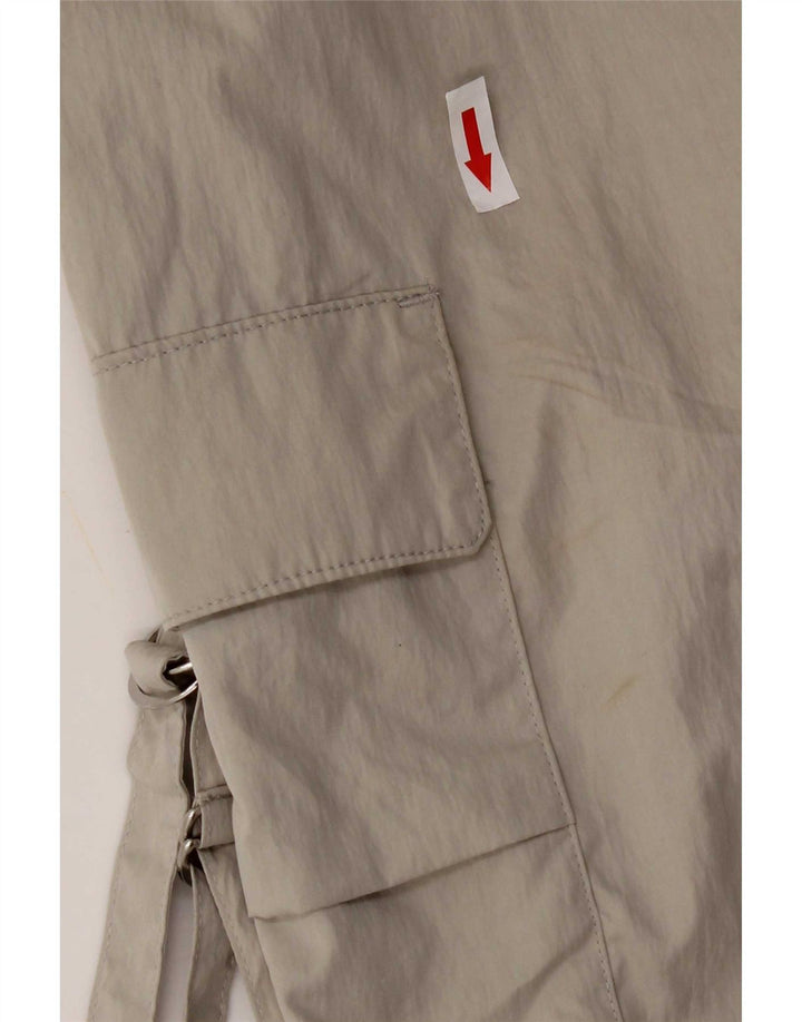 Pantaloni cargo da jogging da donna Zara XS W24 L29 poliestere grigio