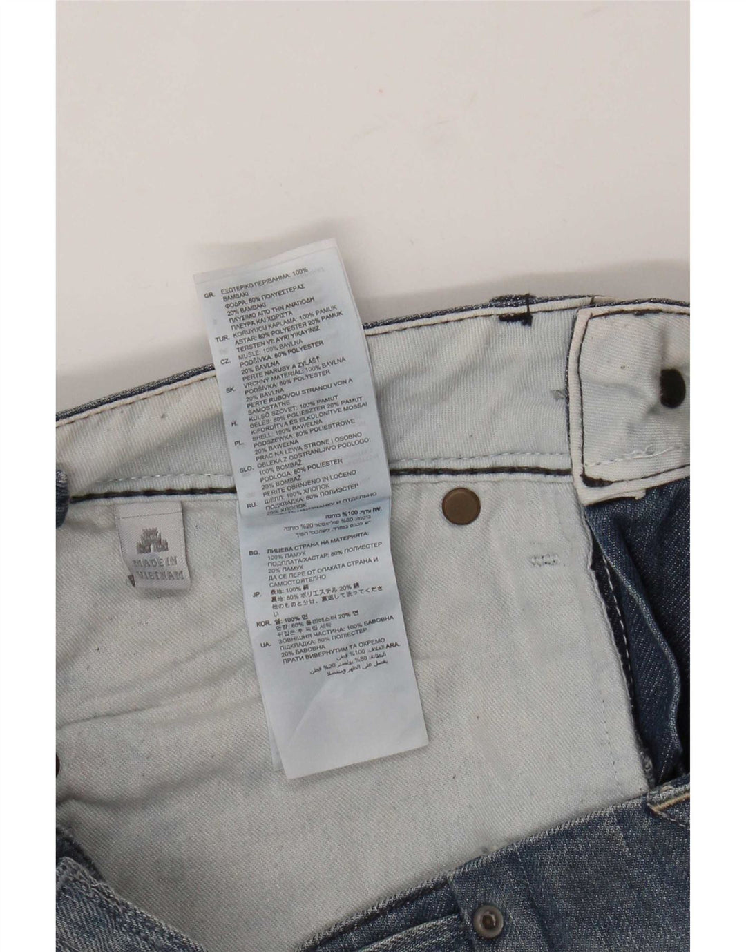 Gonna in denim da donna G-Star W26 piccola in cotone blu