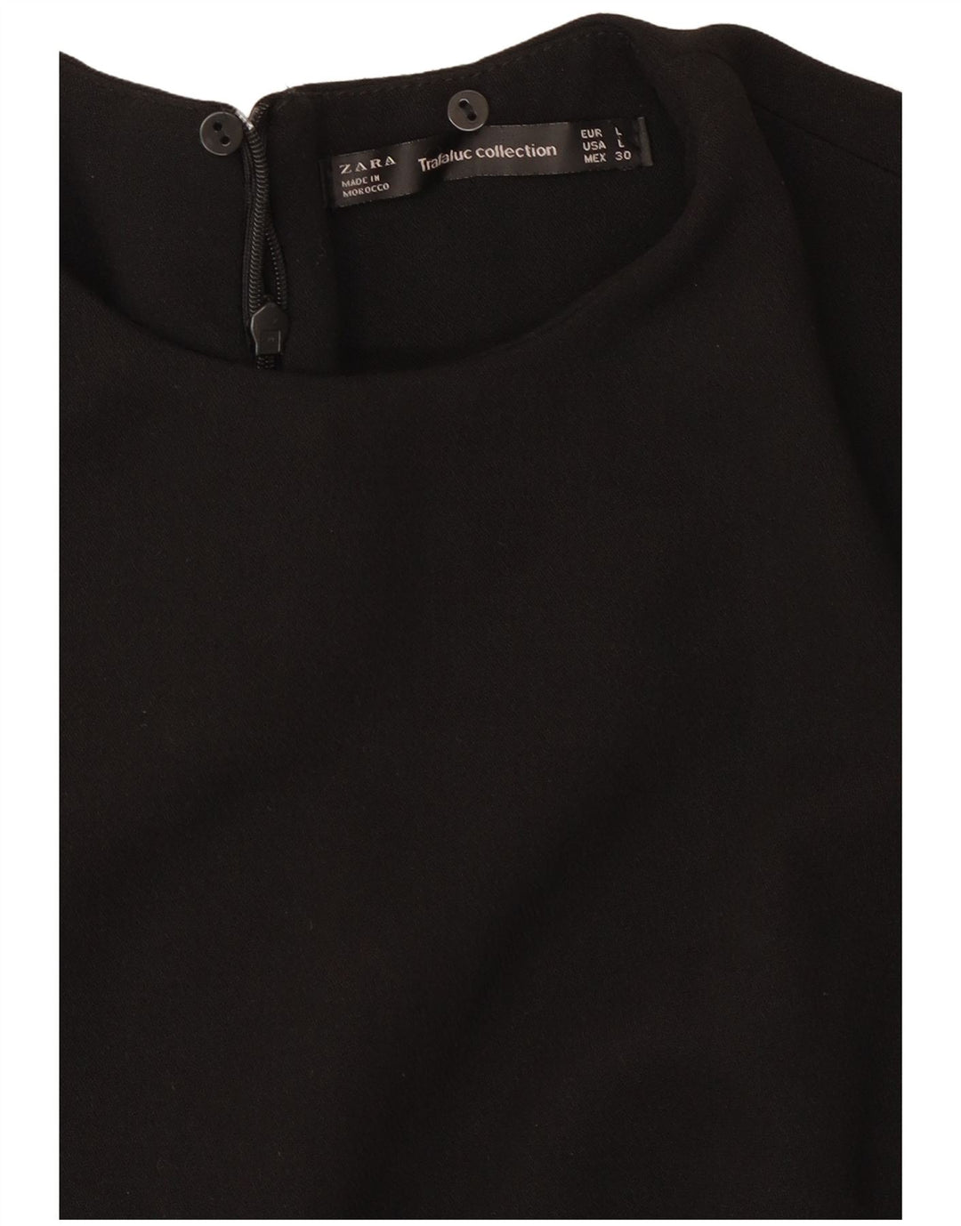 Abito tubino Zara da donna UK 14 grande nero
