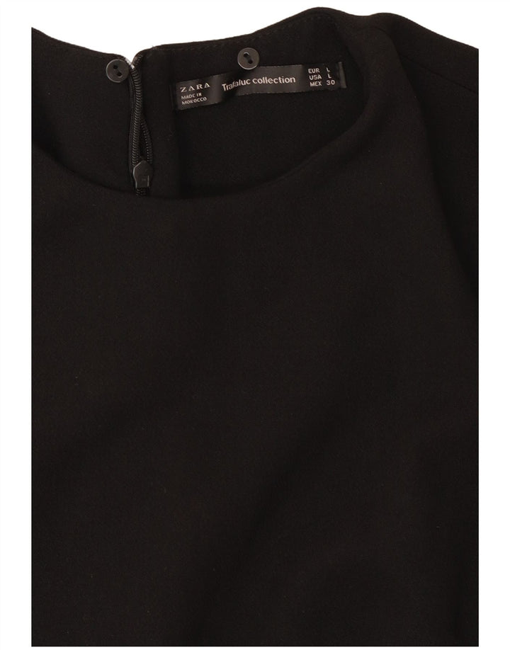 Abito tubino Zara da donna UK 14 grande nero