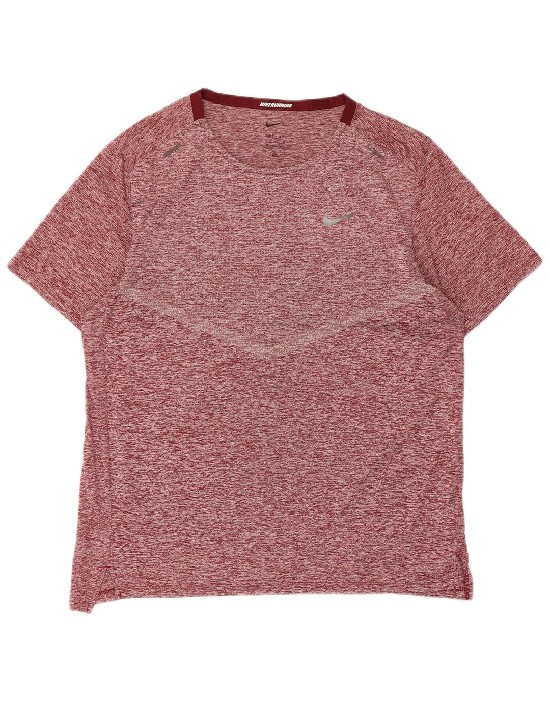 T-shirt da uomo Nike Top medio bordeaux screziato