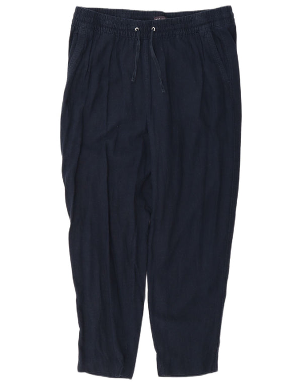 Pantaloni casual da donna Marks & Spencer UK 16 Large W34 L26 Blu navy