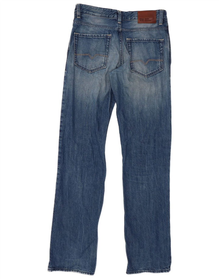 Jeans dritti da uomo Hugo Boss W31 L34 cotone blu