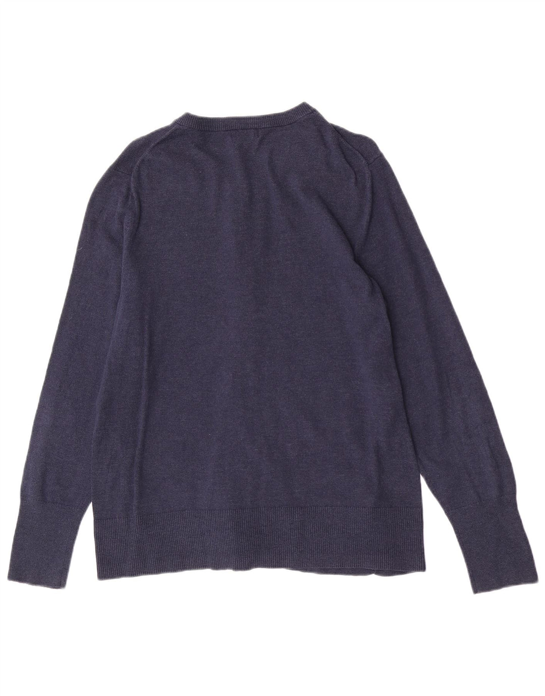 Maglione cardigan da donna vestibilità regolare Eddie Bauer UK 14 grande blu navy