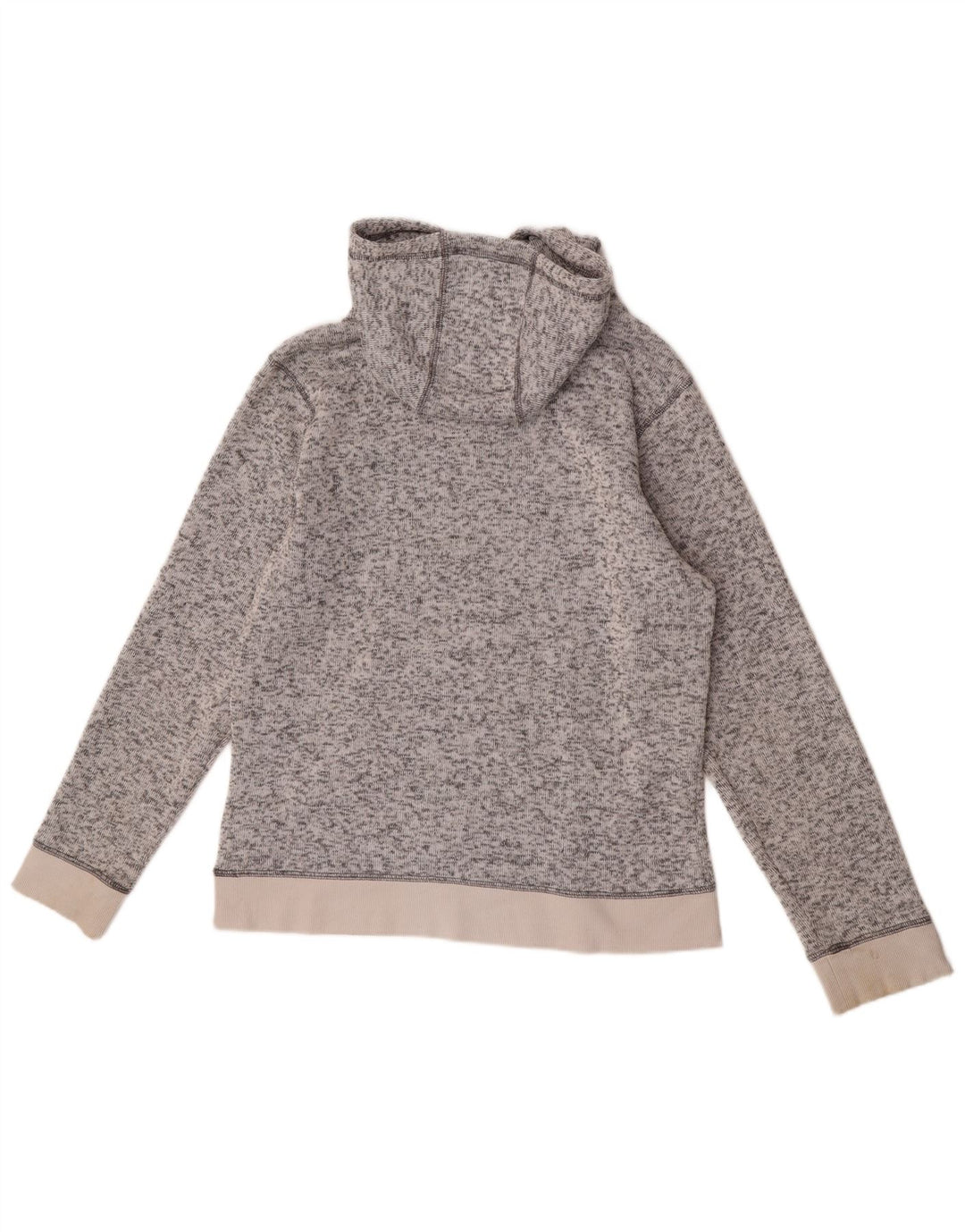 Maglione con cappuccio da uomo Dkny in poliestere chiazzato grigio medio