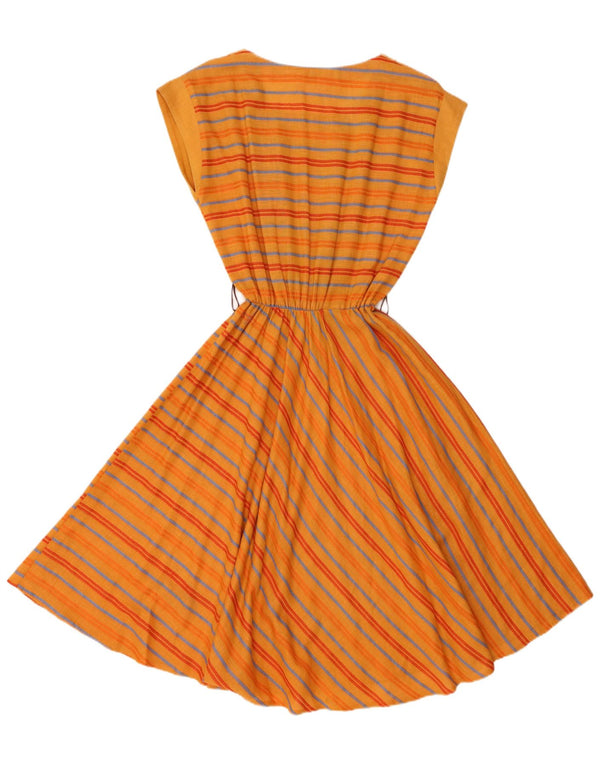 Abito a trapezio da donna Clio IT 44 a righe arancione medio