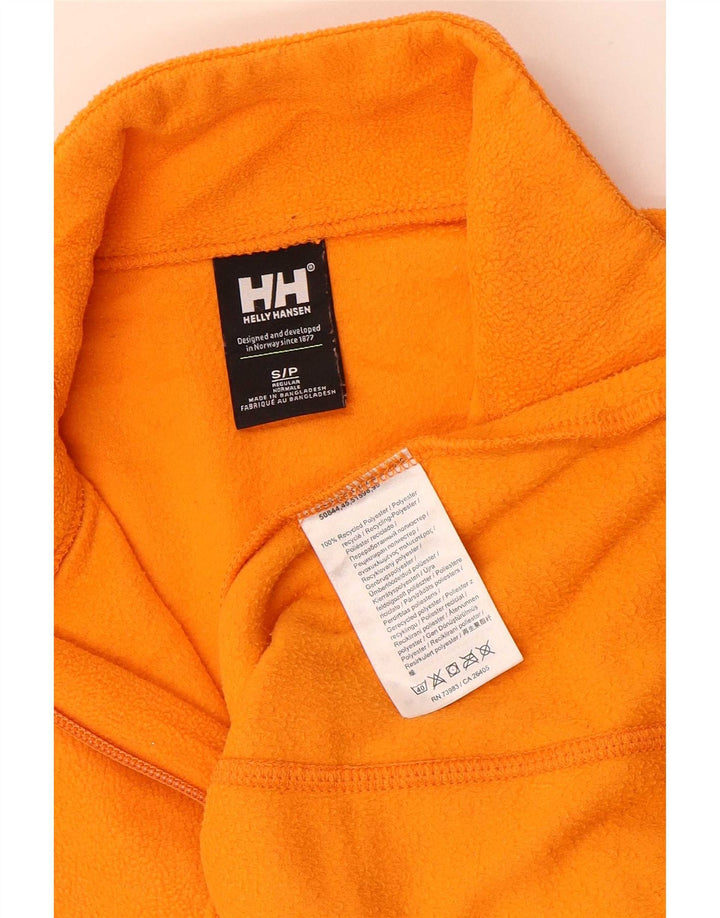 Maglione in pile da uomo con collo con zip Helly Hansen piccolo poliestere arancione