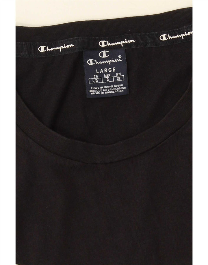 Canotta grafica da uomo Champion Large nera