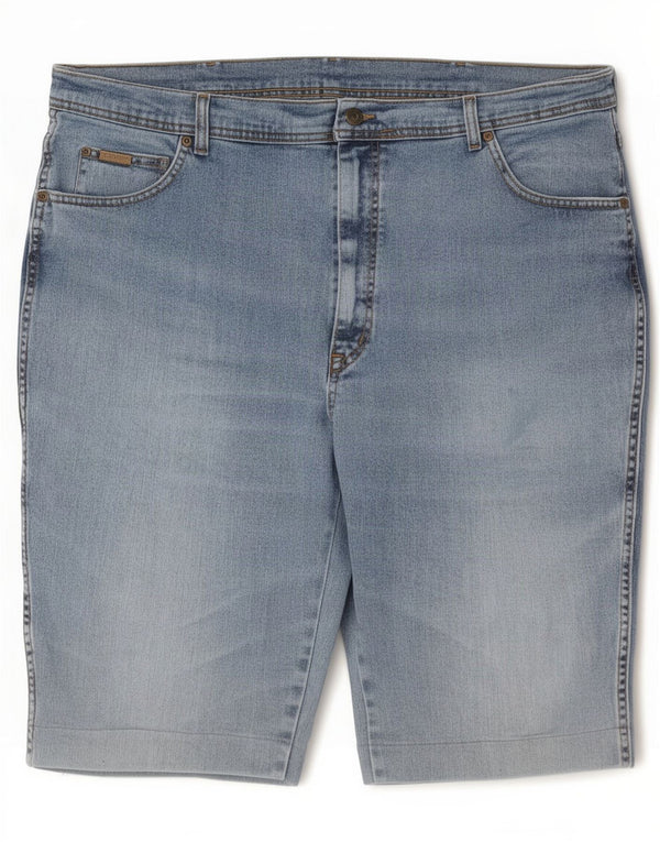 Pantaloncini di jeans elasticizzati Texas da uomo Wrangler W44 2XL cotone blu